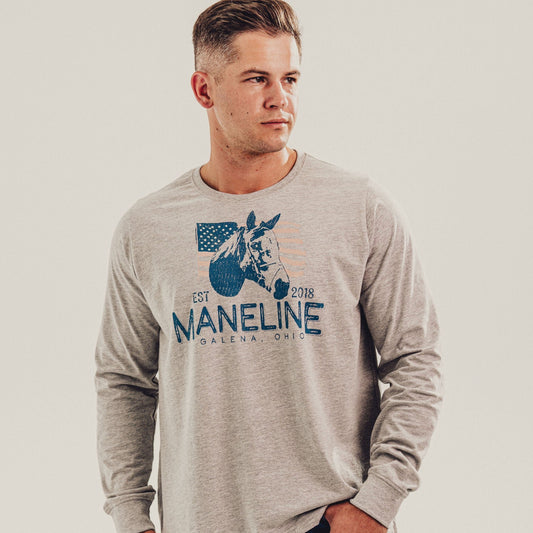 Maneline Long Sleeve Tee